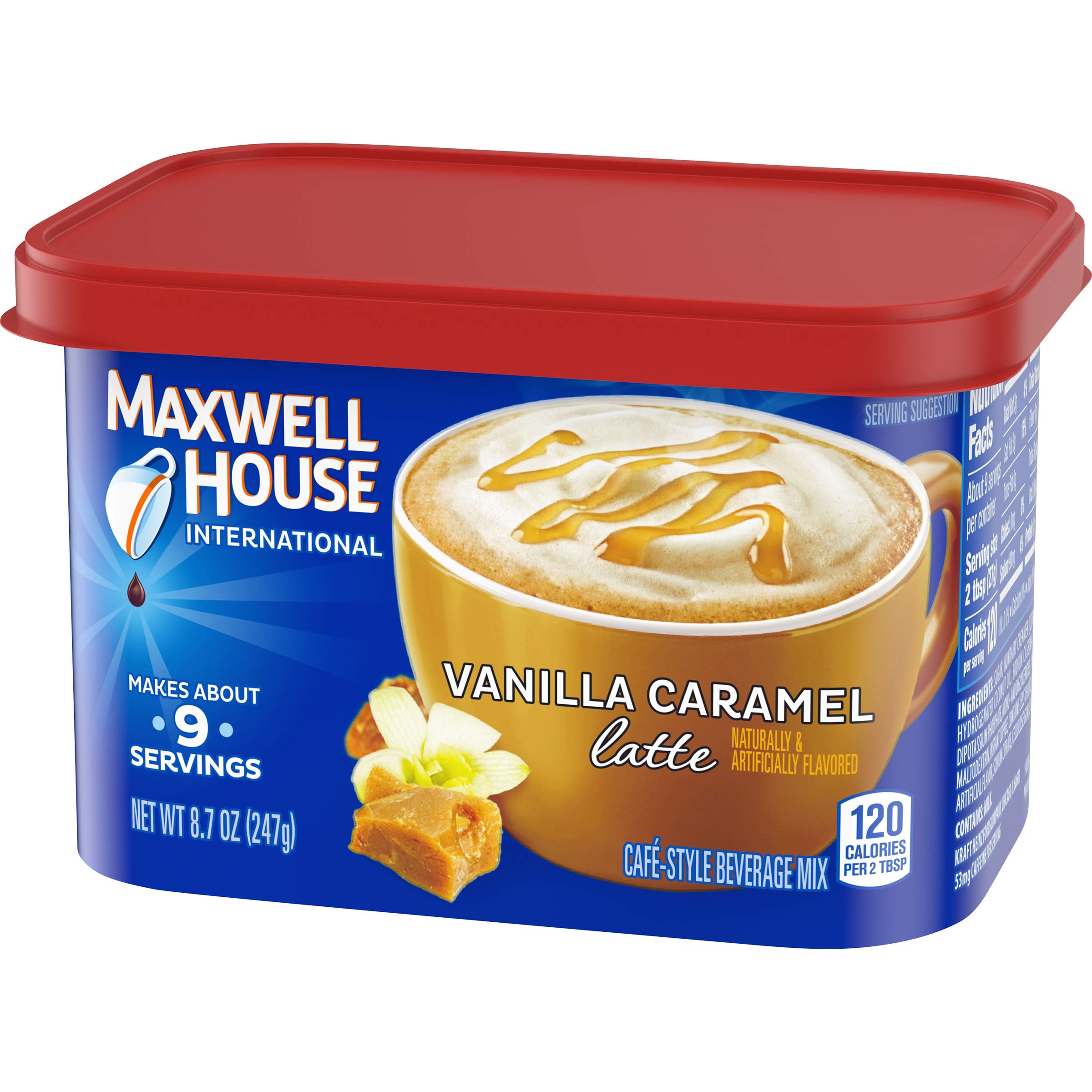Maxwell House International Cafe Vanilla Caramel Latte Instant Coffee