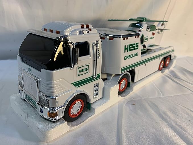 hess toy truck and helicopter 2006