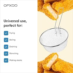 Deep Wire Basket for Cooking - Pack of 2