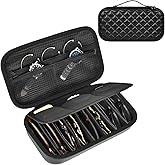 Sunglasses Organizer Case, Glasses Holder for Multiple Pairs Eyeglass, Sunglass Travel Storage with 8 Slot Adjustable Compartments, Eyeglasses Eyewear Storage Bag for Men Women (Box Only)