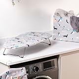 Beldray Tabletop Ironing Board 73 x 31cm Dog Print Cover 100% Cotton view 4