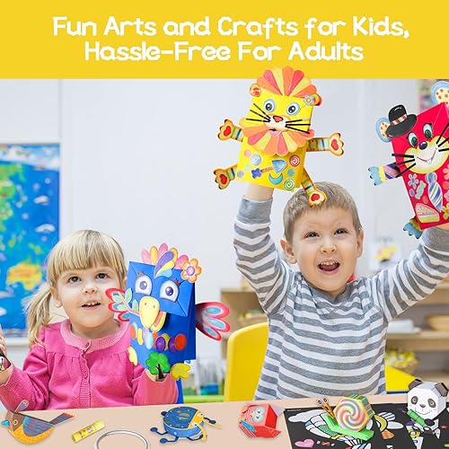 Officygnet Arts and Crafts for Kids Ages 5+, Toddler Craft Kit