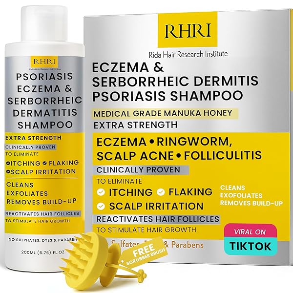 RIDA HAIR RESEARCH INSTITUTE PSORIASIS SHAMPOO FOR MEN...