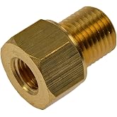 Dorman 785-445 Brake Line Adaptor-Tube 3/8-24 In. X 1/2-20 In. Universal Fit