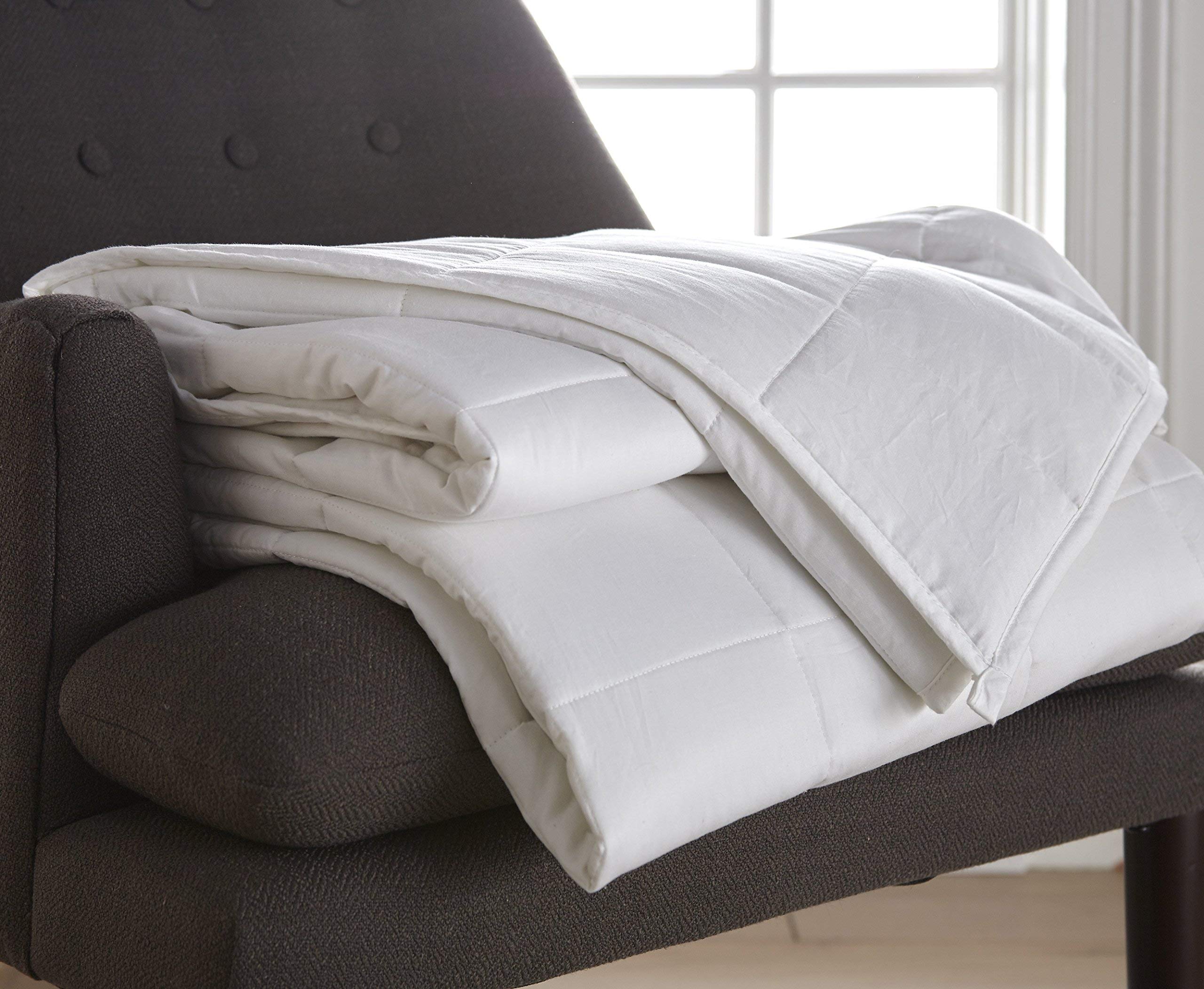 Harmonia Weighted Blanket 20 lbs Cotton Shell, Glass Bead Fill, 60