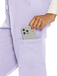 floralhue Scrubs for Women, V-Neck Scrubs Top