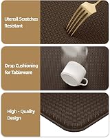 COLOR&GEOMETRY Color G 2 Piece Kitchen Mat Set 44x75cm+44x150cm Brown view 3
