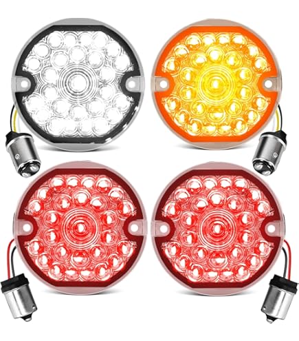 Amazon.com: HONLEEX DC/AC 9-36V 3 1/4 inch Rear LED Turn Signals