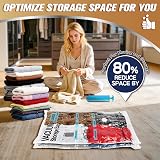 Storage Master Vacuum Storage Bags Space Saver 80% More Space With Hand Pump 10 view 3