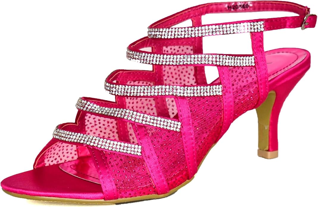 fuchsia slingback shoes