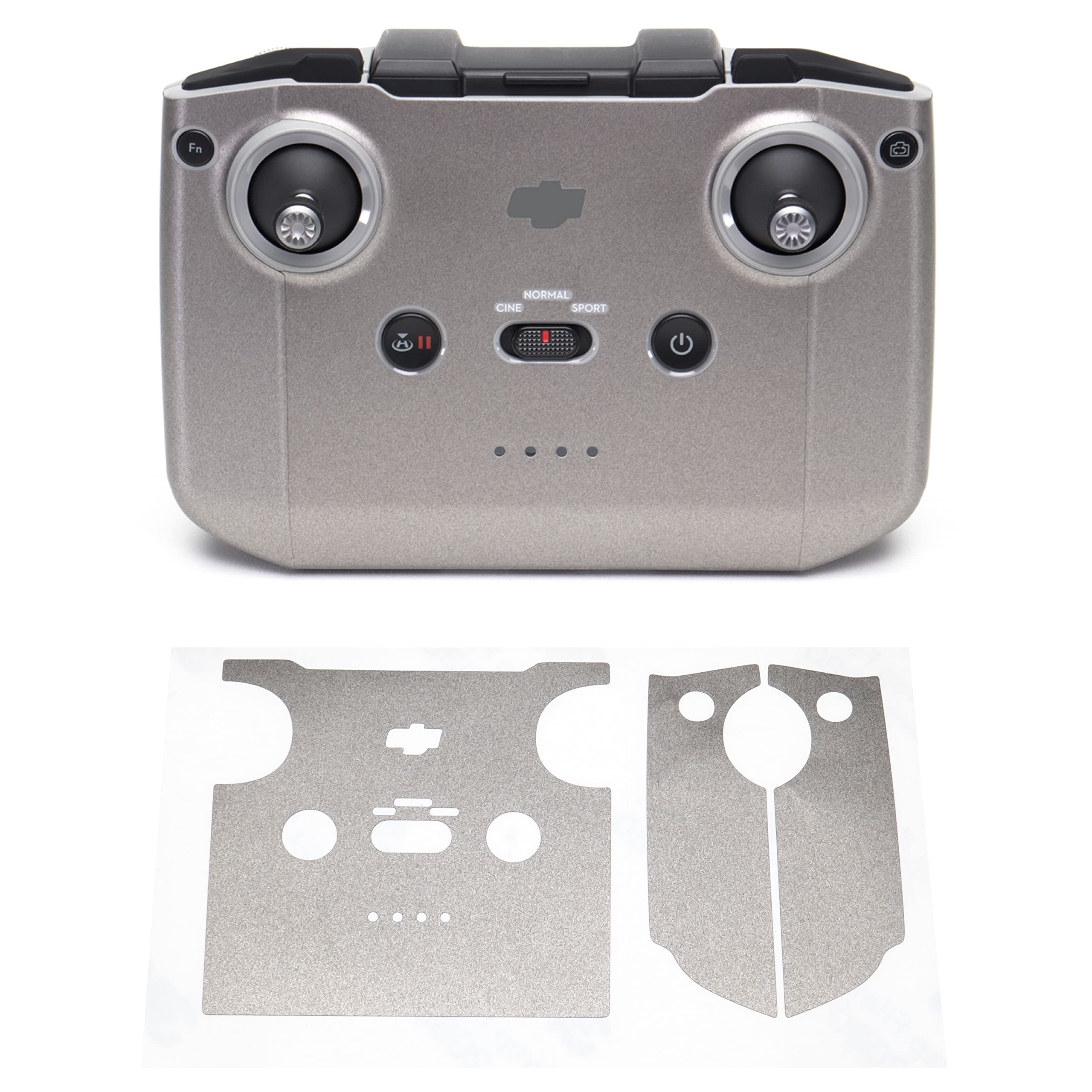 WRAPGRADE Skin Stickers for DJI RC-N1 (Titanium)