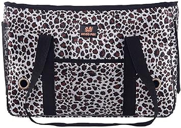 Amazon ペットキャリー 犬 猫 中型犬 キャリーバッグ ヒョウ柄 ブラック ブラウン 白 S Banly Shop キャリーバッグ スリング 通販