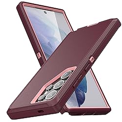 MXX Case Compatible with Galaxy S24 Ultra, 3-Layer