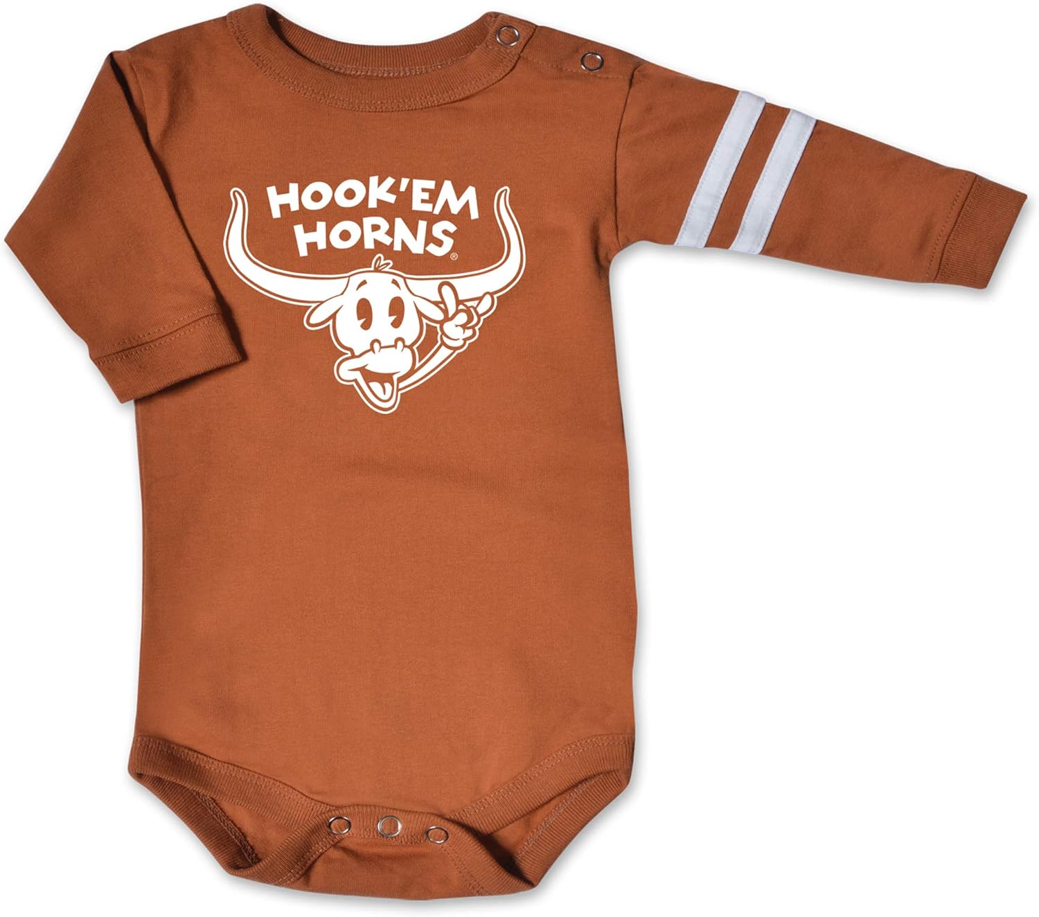 College Kids Texas Longhorns Infant Long Sleeve JV Bodysuit