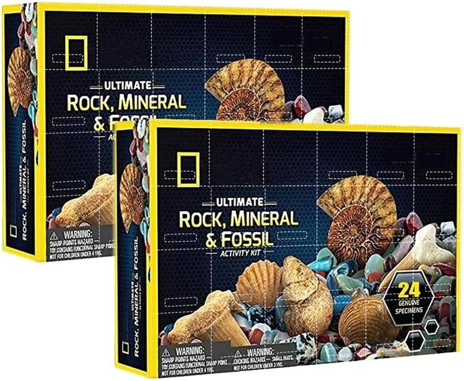VHAN National Geographic Rock Advent Calendar 2020 Rocks Storage Gift 