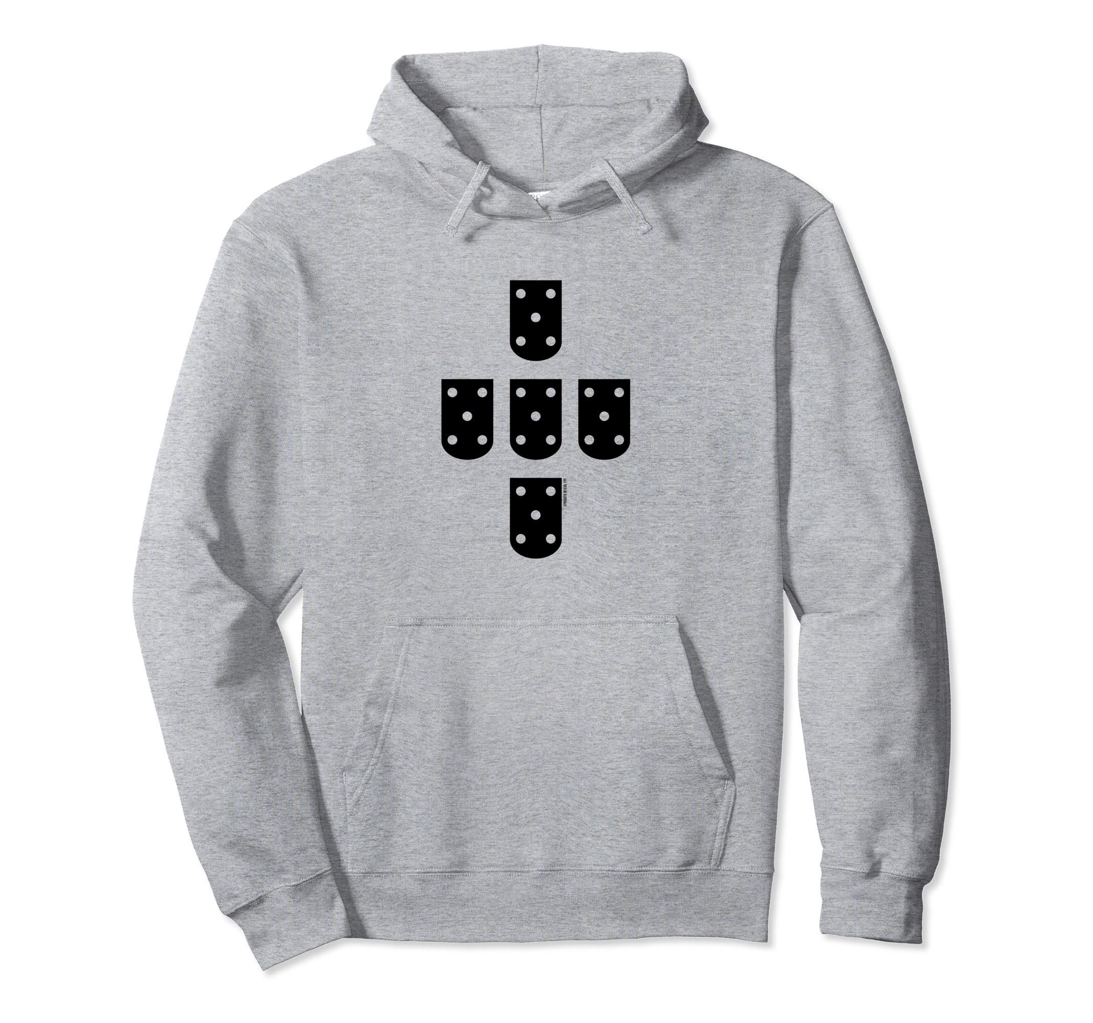 Portugal Black Quinas Pullover Hoodie