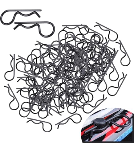 Amazon.com: Hobbypark 1/18 Body Clips Small Bent Springy R