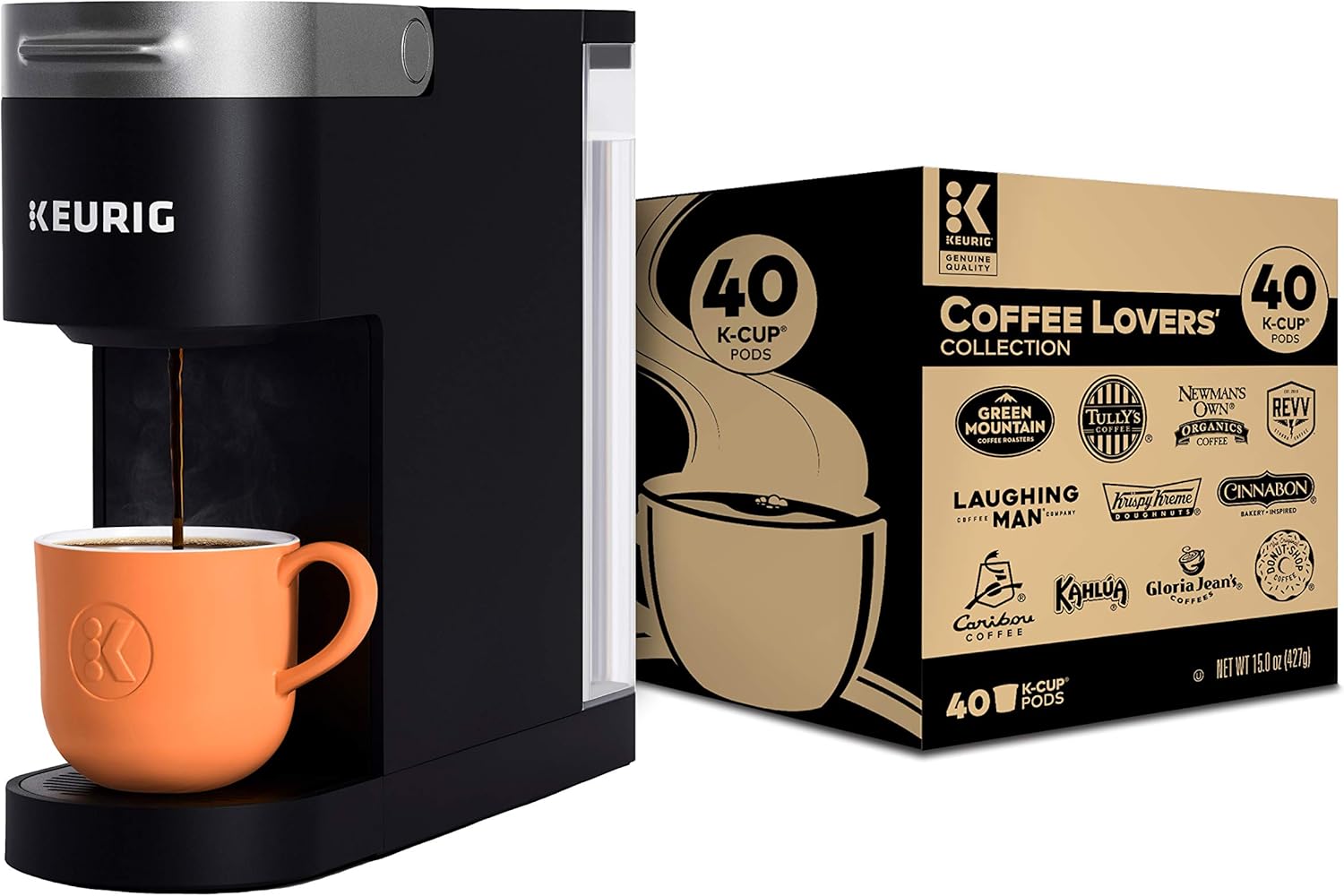Keurig Cafetera delgada K15 para Cápsulas KCup de una