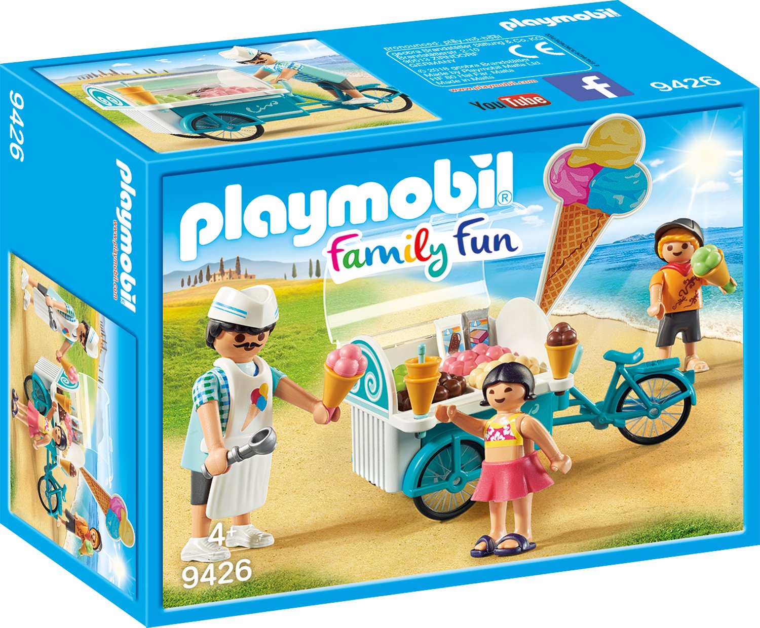 PLAYMOBIL 9426 - Fahrrad mit Eiswagen Spiel