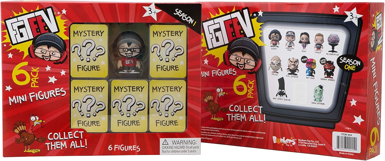 fgteev 6 pack mini figures
