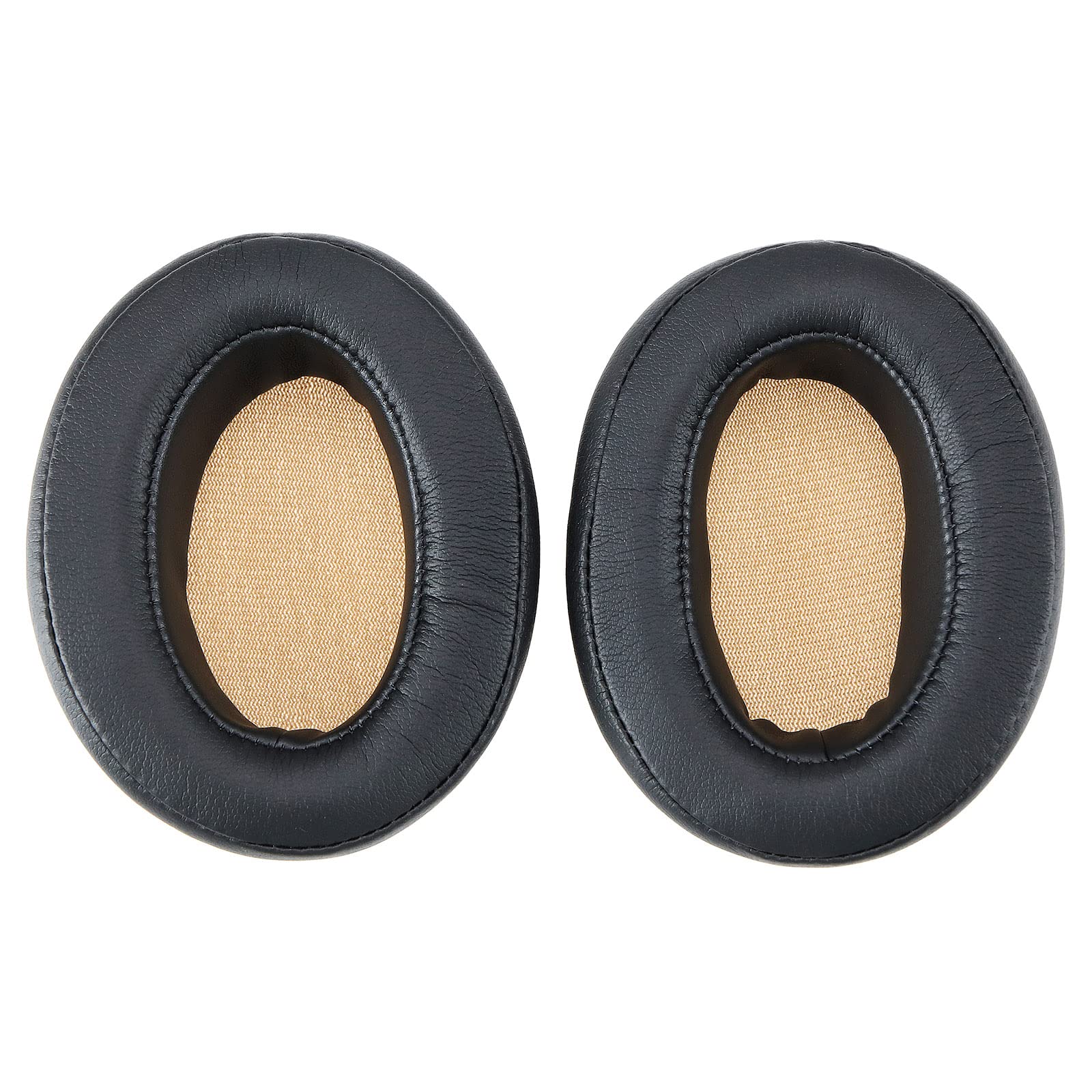 Create idea 1 Pair Ear Pads with Brown Net Replacement Compatible with Sennheiser Momentum 2.0 Over-Ear Headphones Black Ear Cushions Protein Leather Earphones Pads