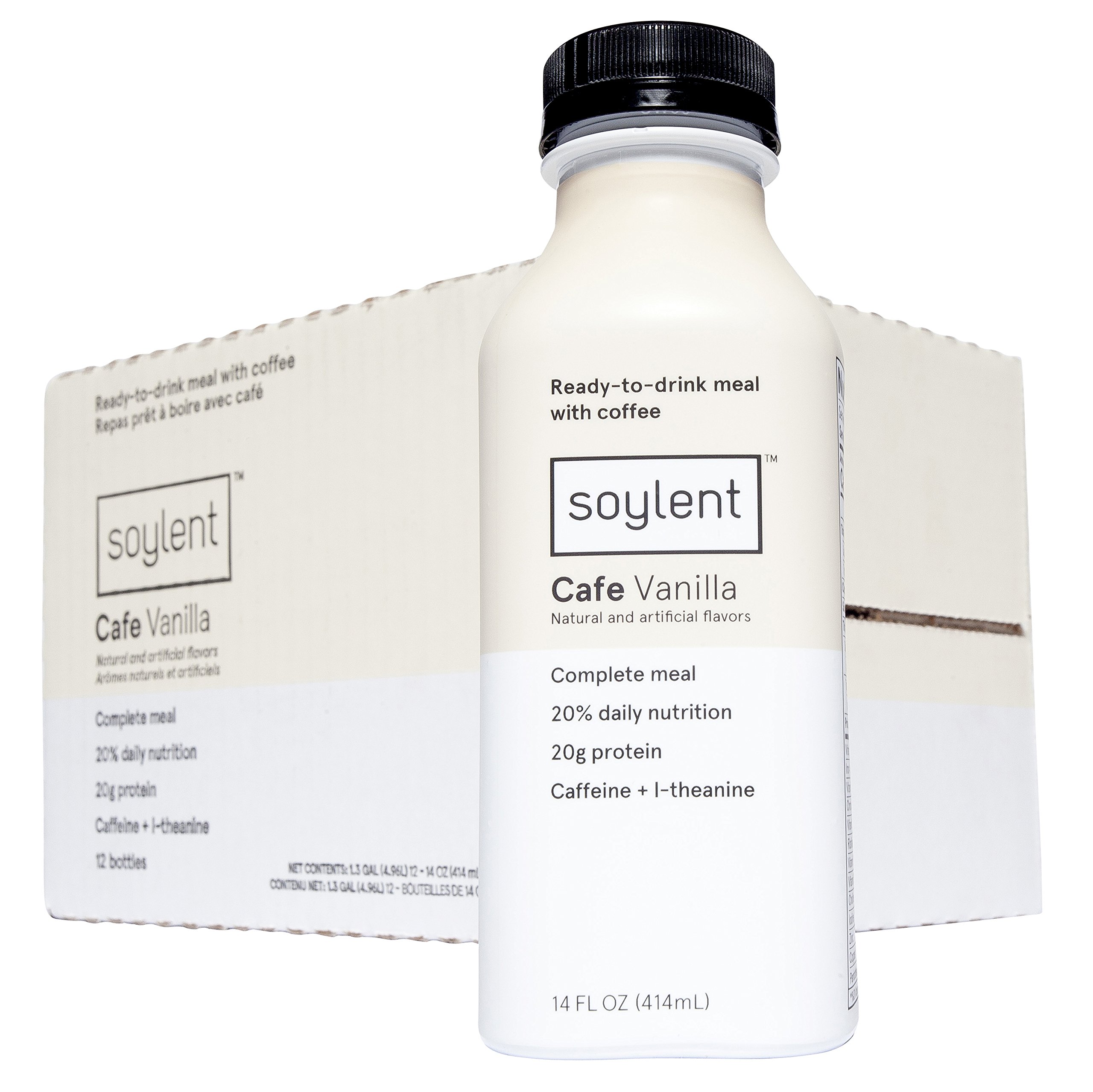 Soylent Meal Replacement Drink, Original, 14 oz Bottles