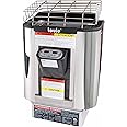 ALEKO TOULE Sauna Heater Stove | ETL Certified Wet Dry | Wall Digital Controller (Stainless Steel, 3KW)