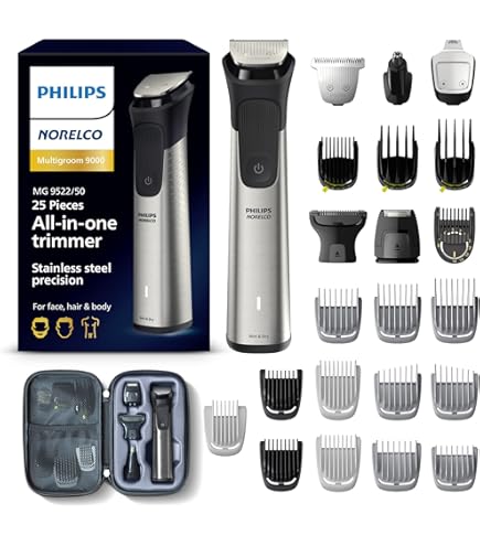 Amazon.com: Philips Norelco Multigroom 9000 Series MG9740-18-in-1