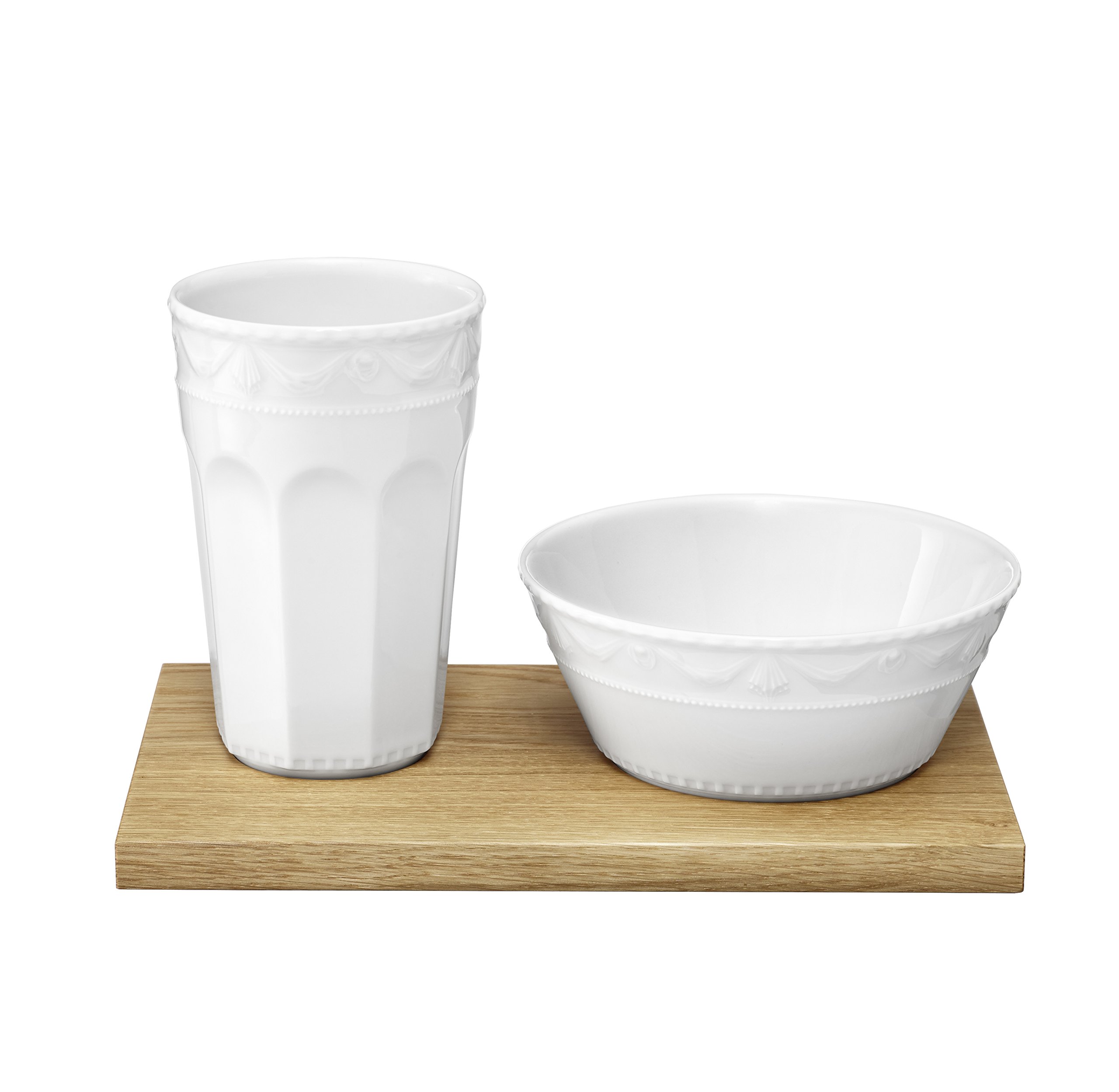 KPM Berlin Treatment Woodland Cereal Set, White, 12 x 12 x 12.5, 3 Units