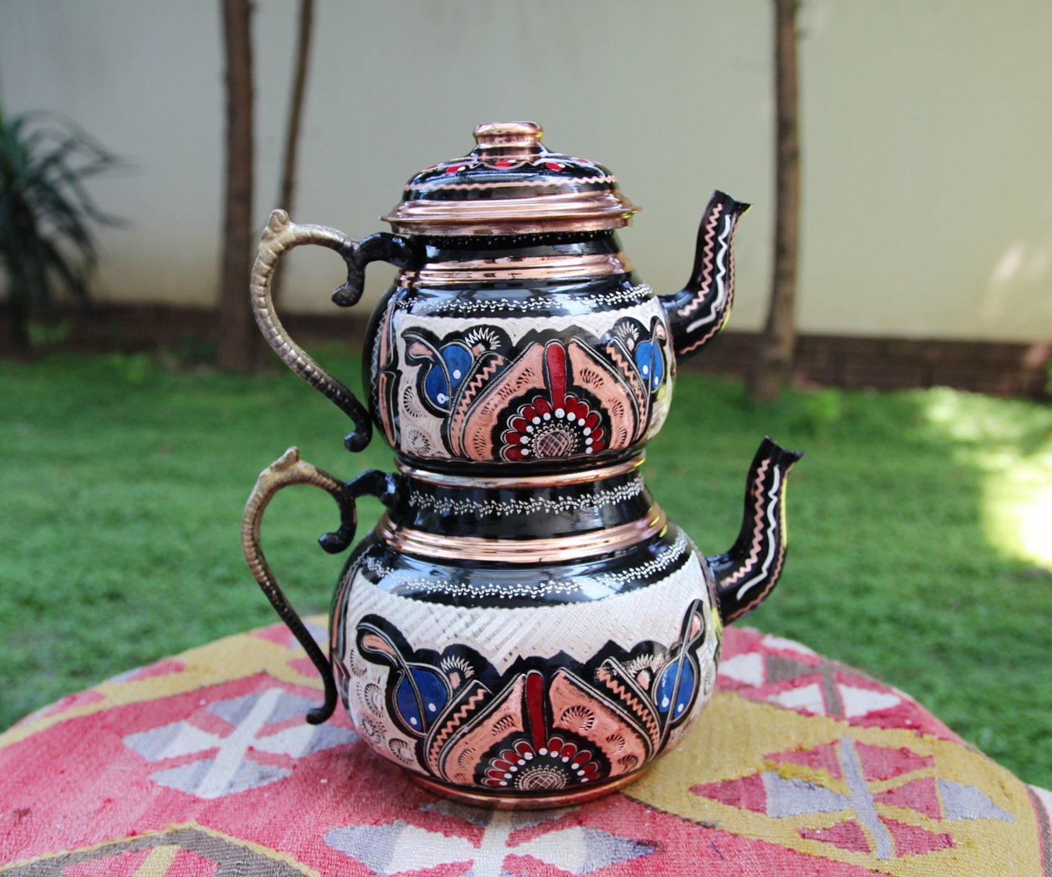 Copper Turkish Tea Maker, Samovar, Artisan Handmade