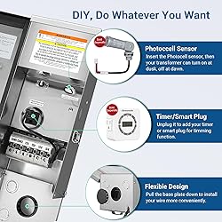 DEWENWILS 300W Multi-Tap Low Voltage