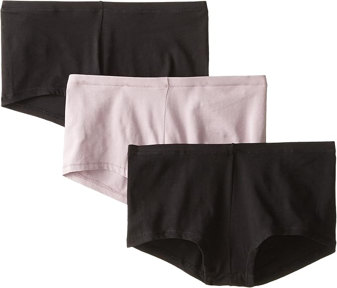 Hanes Women's 3 Pack Comfortsoft Boyshort Brief Panty (Assorted colors