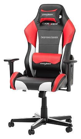 DXRacer (das Original) Drifting D61 Gaming Chair für High End PC/PS4/XBOX/Nintendo, ergonomischer Schreibtischstuhl fürs Büro