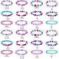 Sasylvia Gymnastics Bracelets Bulk Gymnastics Gifts Pink Sports Fan Bracelets Jewelry Charm Birthday Party Favors Supplies for Girls Women