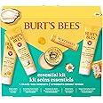 Burt's Bees Gift Ideas - Essentials Everyday Set, 5 Travel Size Products - Deep Cleansing Cream, Hand Salve, Body Lotion, Foot Cream and Original Lip Balm
