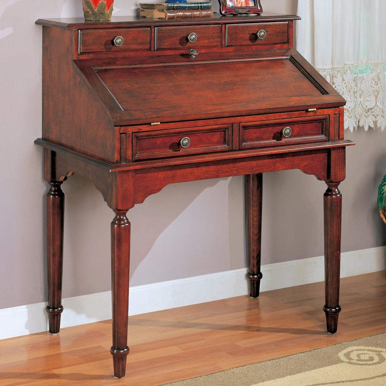 Secretary Desk in Cherry Coaster Kitchen & Dining