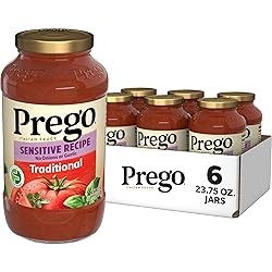Prego Traditional Sensitive Recipe Low FODMAP Pasta