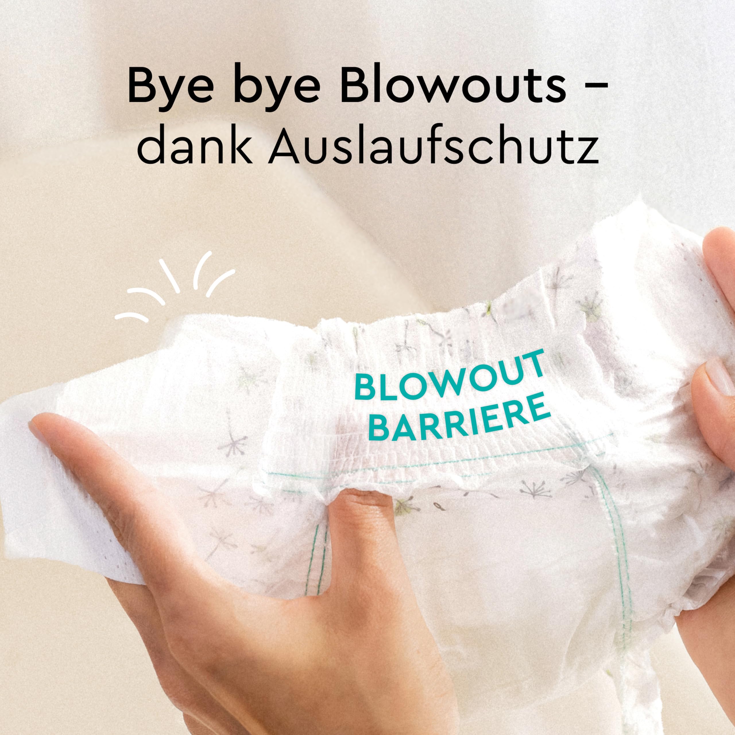 LILLYDOO hautfreundliche Baby Windeln - Größe 1 (2+ kg), Halbmonatsbox (72 Stück), Sicherer Auslaufschutz, Weich, Ohne Parfüme & Lotionen für empfindliche Haut, Dermatologisch getestet 7