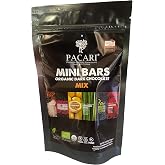 Organic dark chocolate variety pack 6 flavors, Pacari Organic: Salt &amp; Nibs, 60% Cacao and Esmeraldas, Passion Fruit, Lemongrass Essence, Raw Organic 70% Cacao, Andean Rose Essence, 120 gr, 4 ounces