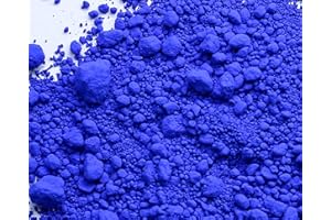 ROCK N SOIL Matte Ultramarine Blue Oxide Pigment Powder - 5oz/142g - Concrete Pigment, Cement Color Pigment, Resin Epoxy Dye, Colorant for Gypsum, Plaster, Putty, Grout, Lime-Wash, Milk Paints