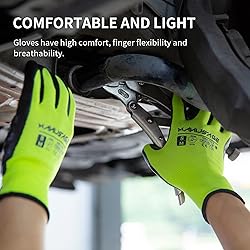 MANUSAGE Safety Work Gloves - Protective Glove for