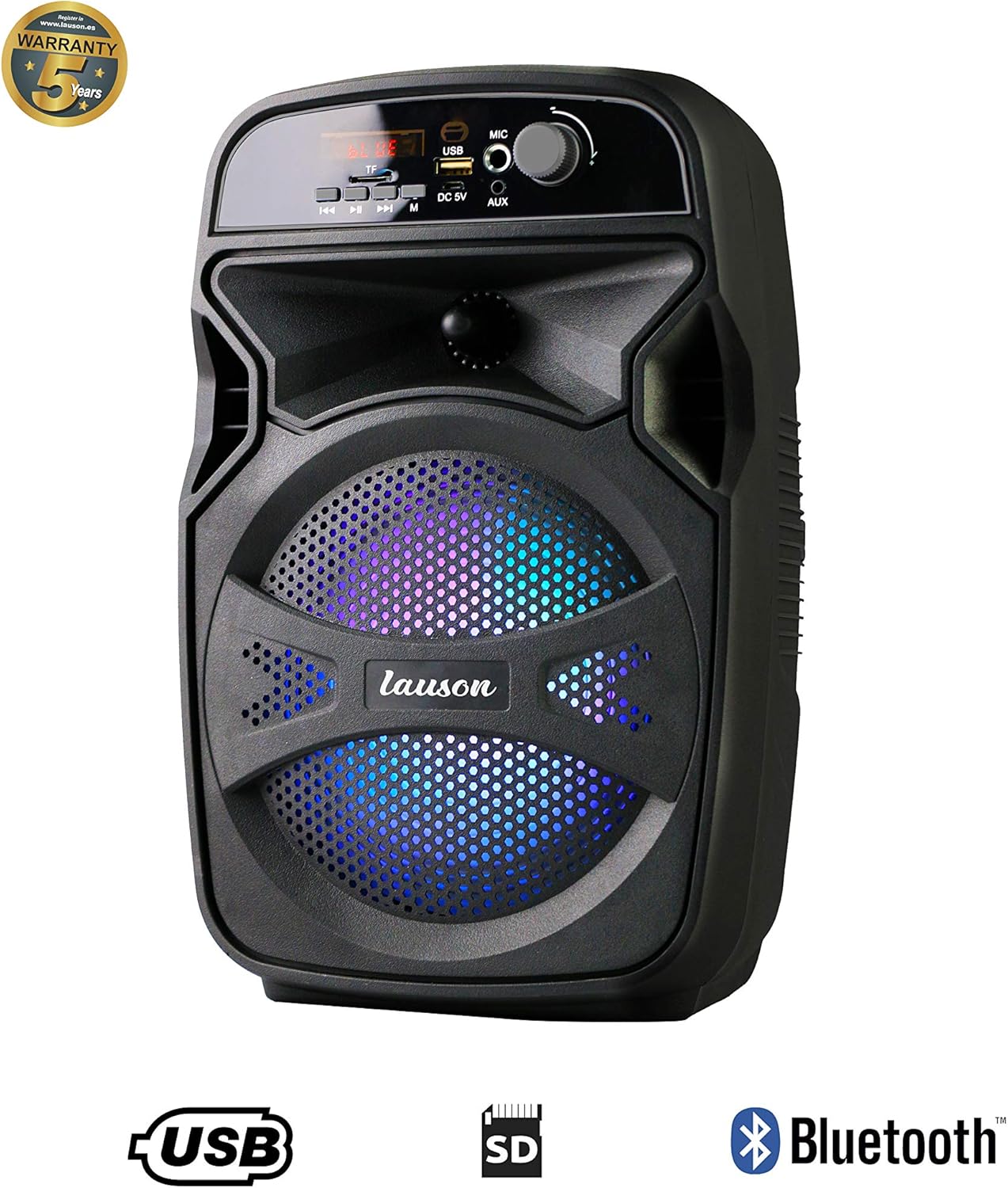 Mediacom M-PS60 altoparlante portatile e per feste Nero, Blu 20 W