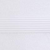 Utopia Towels Luxurious Jumbo Bath Sheet 2 Pack 90 x 180 cm White 100% cotton view 9