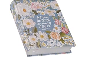 KJV Note-taking Bible, Special Edition, Journal Space, Reading Plan, Maps, Concordance, King James Version Holy Bible, Flora Blue Floral, 8.65 pt. (KJV Note-taking Loveall Edition)