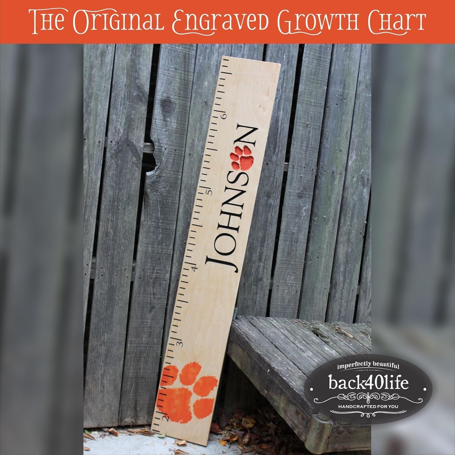 Amazoncom Premium 60 Inch Clemson University Engraved Wood