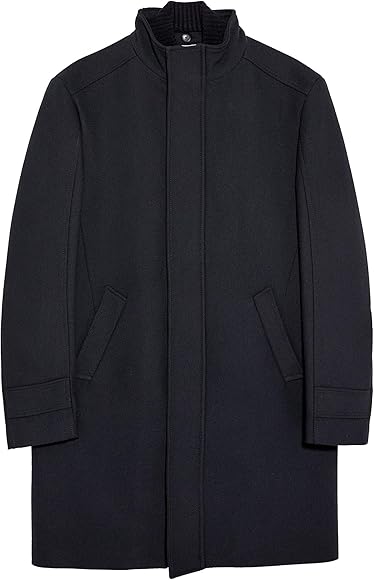 Amazon Co Jp Zara メンズ コンビネーションテクスチャコート 5863 853 401 Us サイズ Medium カラー ブルー Clothing Accessories