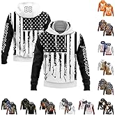 Otcassm Custom Hunting Hoodie Novelty Camo Animal Graphic Hoodie Outdoor Sports Pullover Sweatshirt for Men/Women/Youth