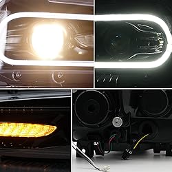 VLAND Headlight Assembly Fit for Dodge Charger 2011