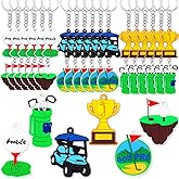 Taiyin 36pcs Golf Party Keychains Golf Party Favors Golf Party Decorations for Golf Theme Party Supplies Golf Themed Birthday Party Sport Themed Party Baby Shower Favors