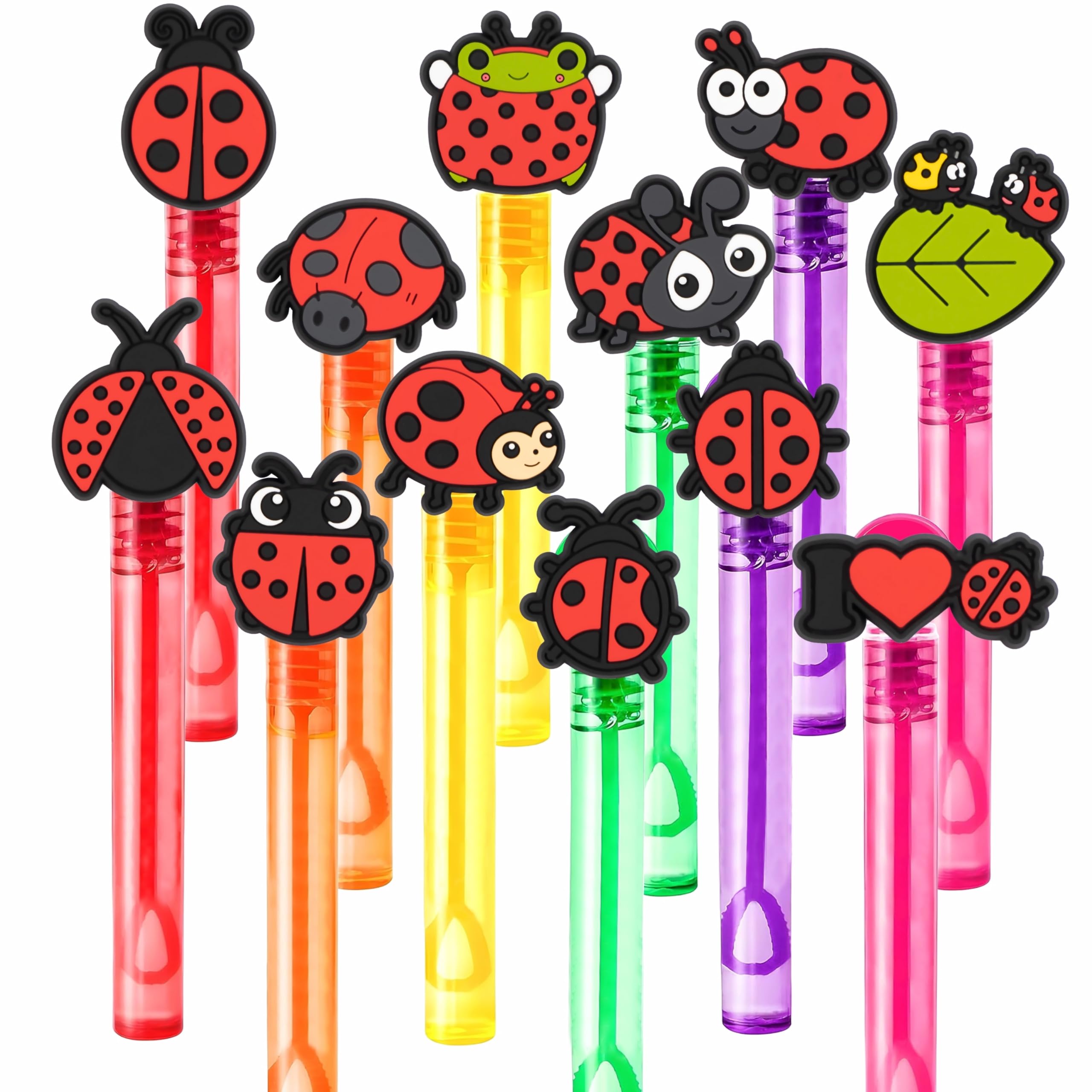 Photo 1 of Party Favors for Kids – 24PCS Cute Bubble Wands, Great for Birthday Supplies, Pinata Fillers, Goodie Bags & Classroom Rewards